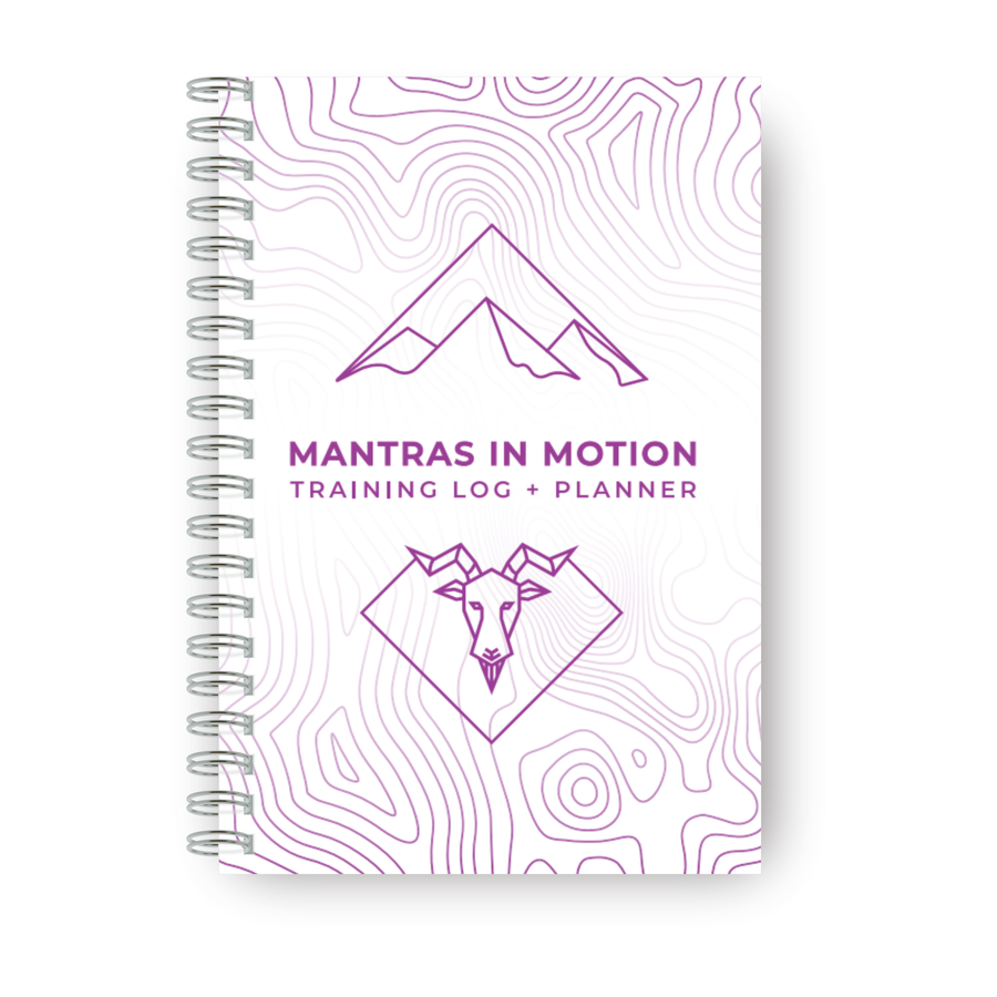 Mantras in Motion Training Log + Planner - Wild Strides Paper Co. x Hillygoat