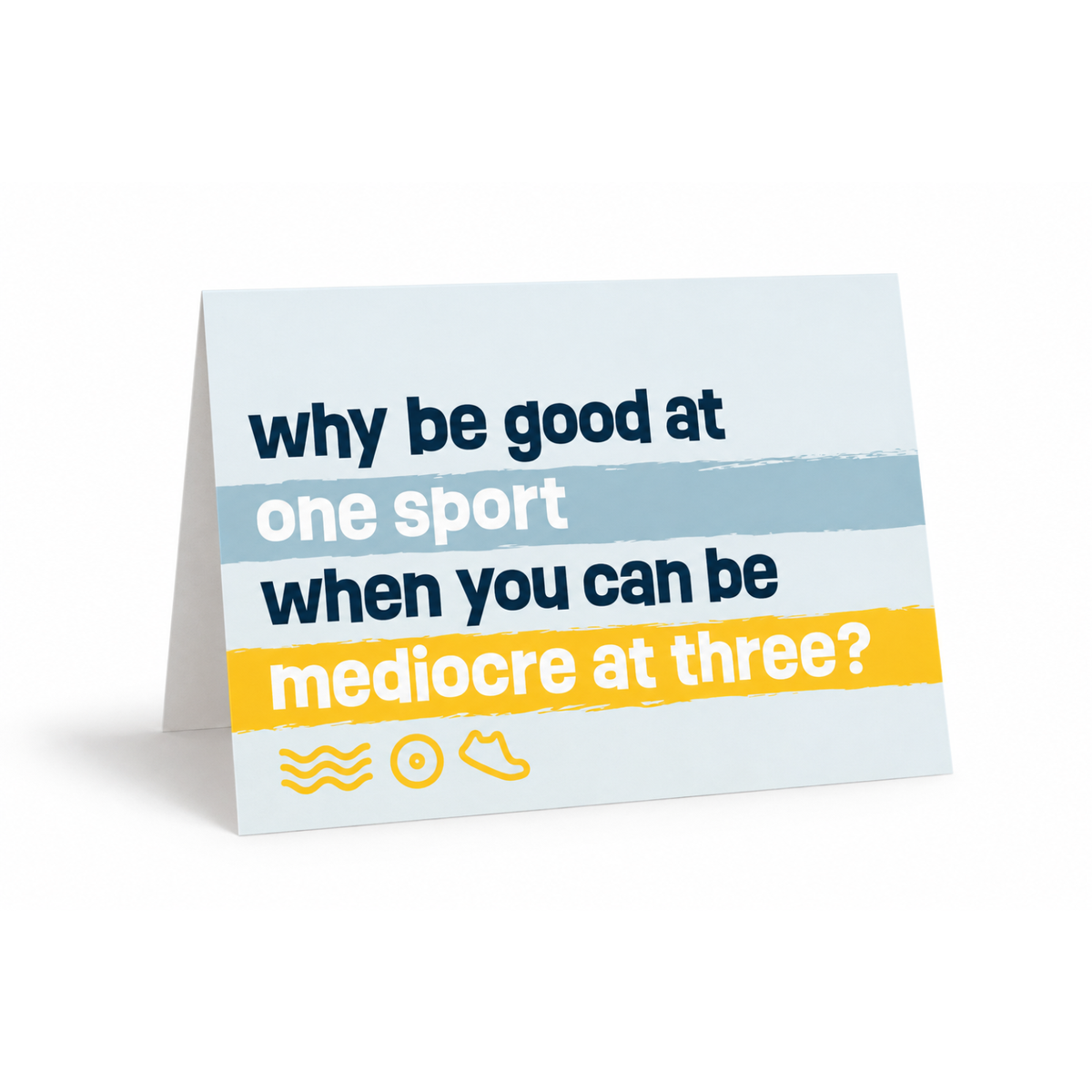 Why Be Good at One Sport? Card