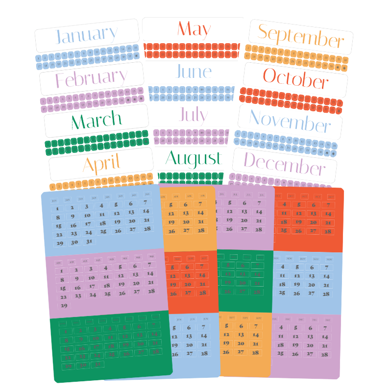 Planner Date Sticker Pack
