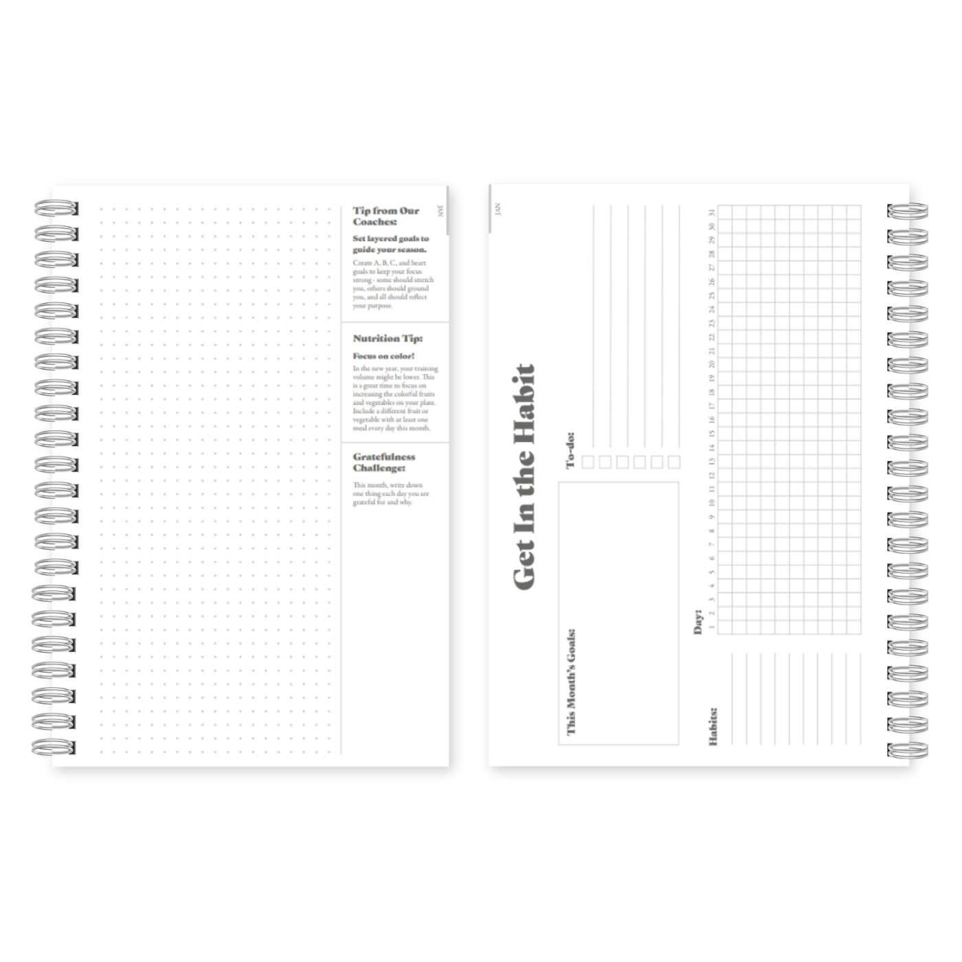 PRE-SALE - 2026 Runner's Training Log + Daily Planner - Purple