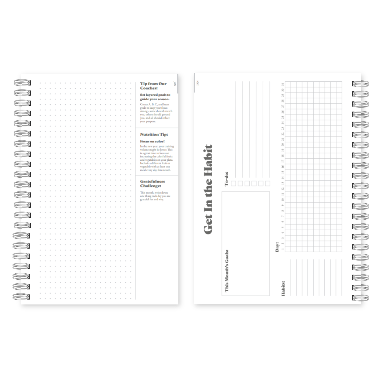 PRE-SALE - 2026 Runner's Training Log + Daily Planner - Purple