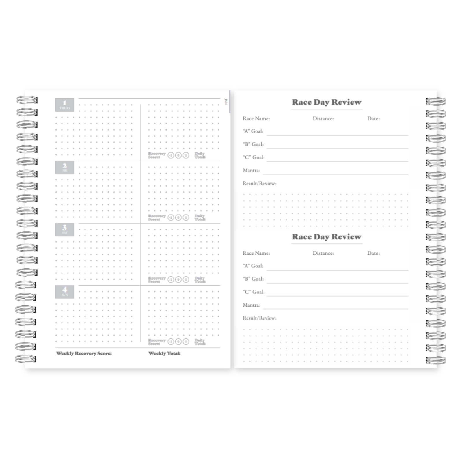 PRE-SALE - 2026 Runner's Training Log + Daily Planner - Purple