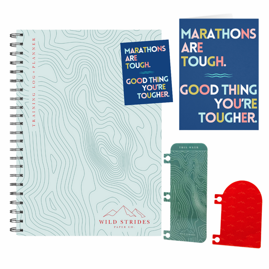 Marathon Runner Training Log Bundle