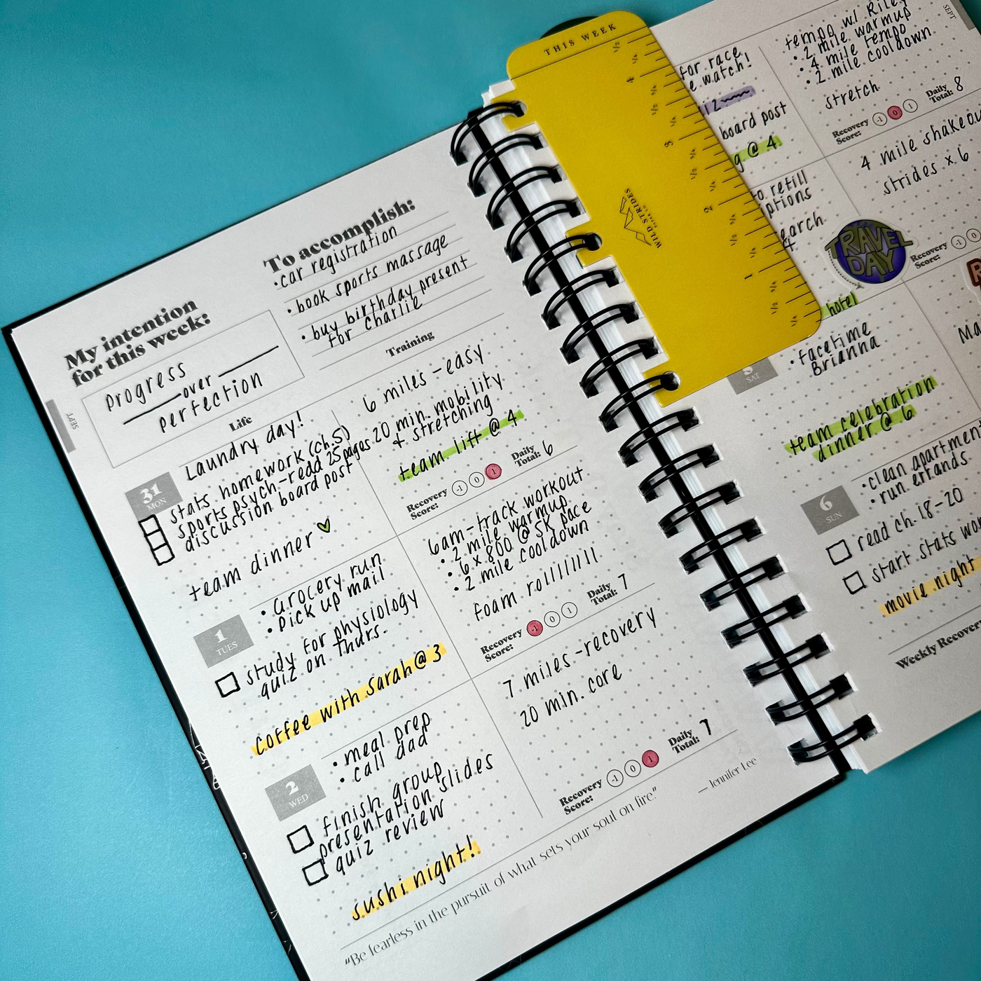2026-27 Academic Training Log Bundle