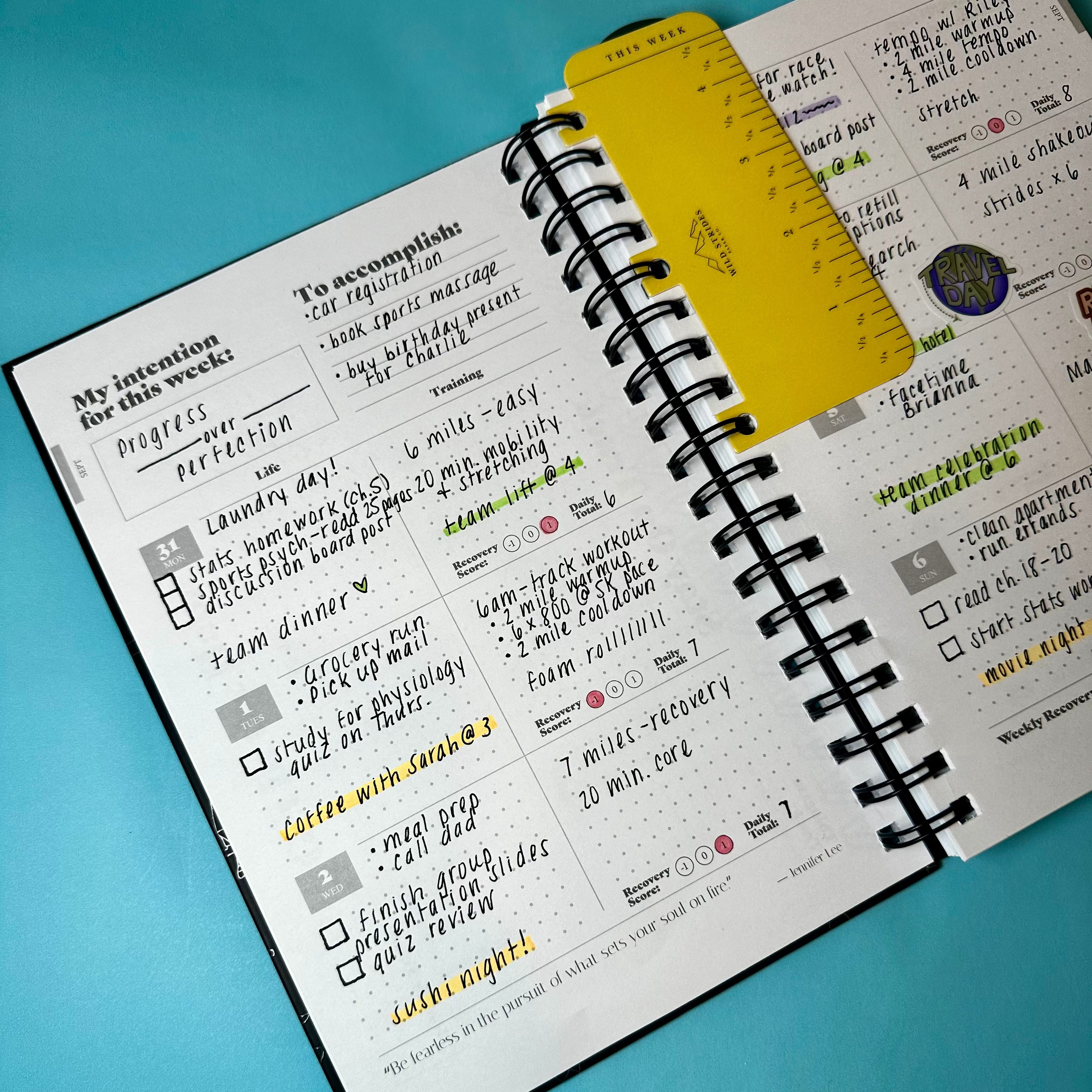 2026-27 Academic Training Log Bundle