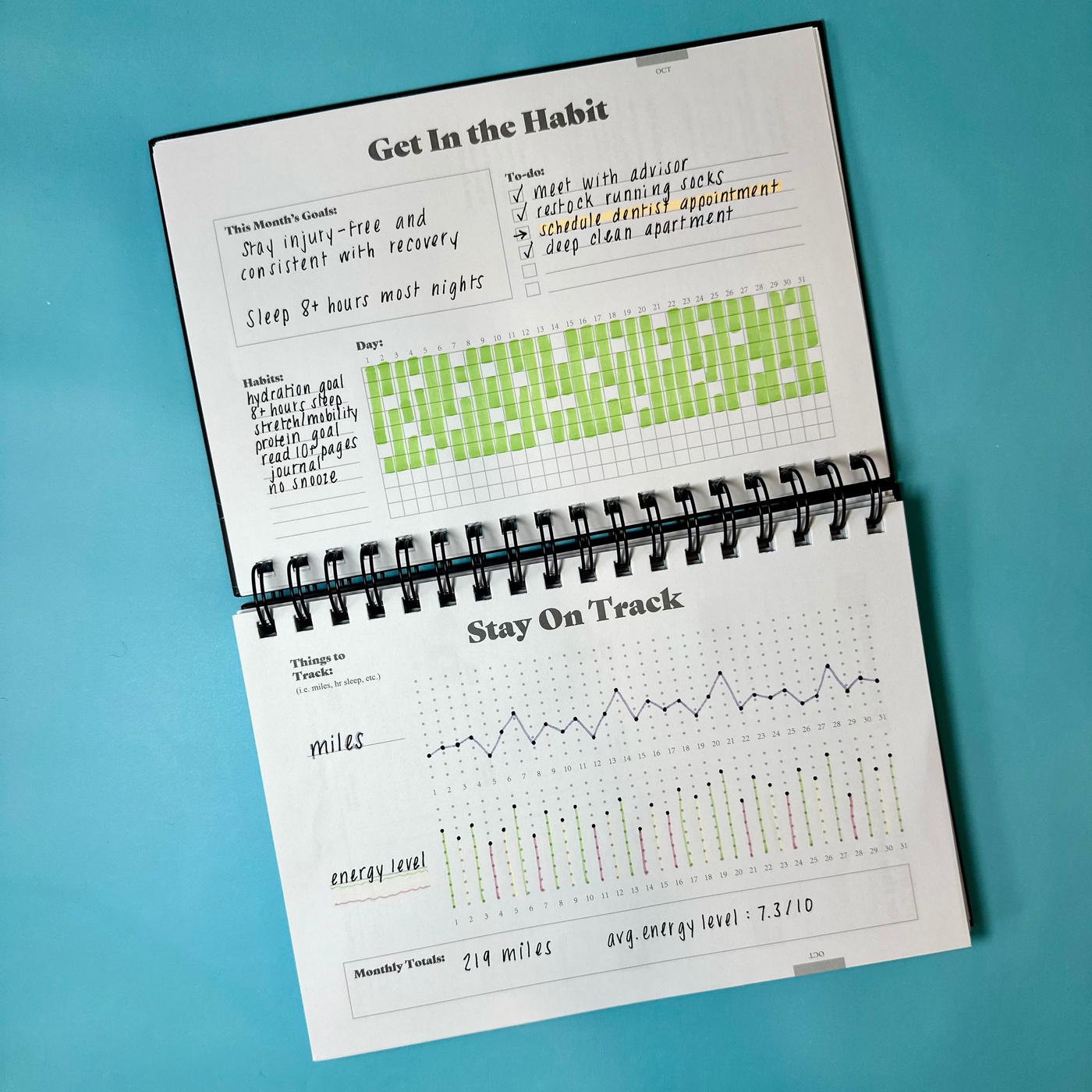 2026-27 Academic Training Log + Daily Planner