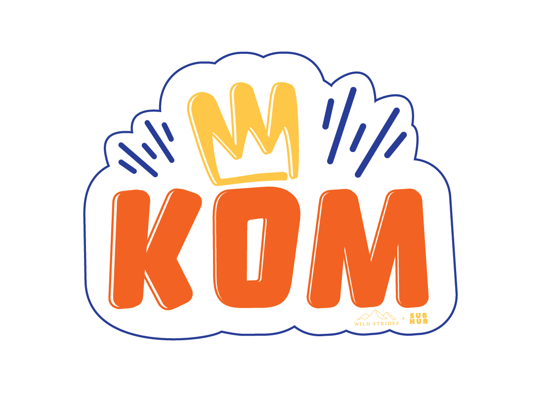 KOM Sticker - Wild Strides Paper Co. x The Sub Hub Podcast