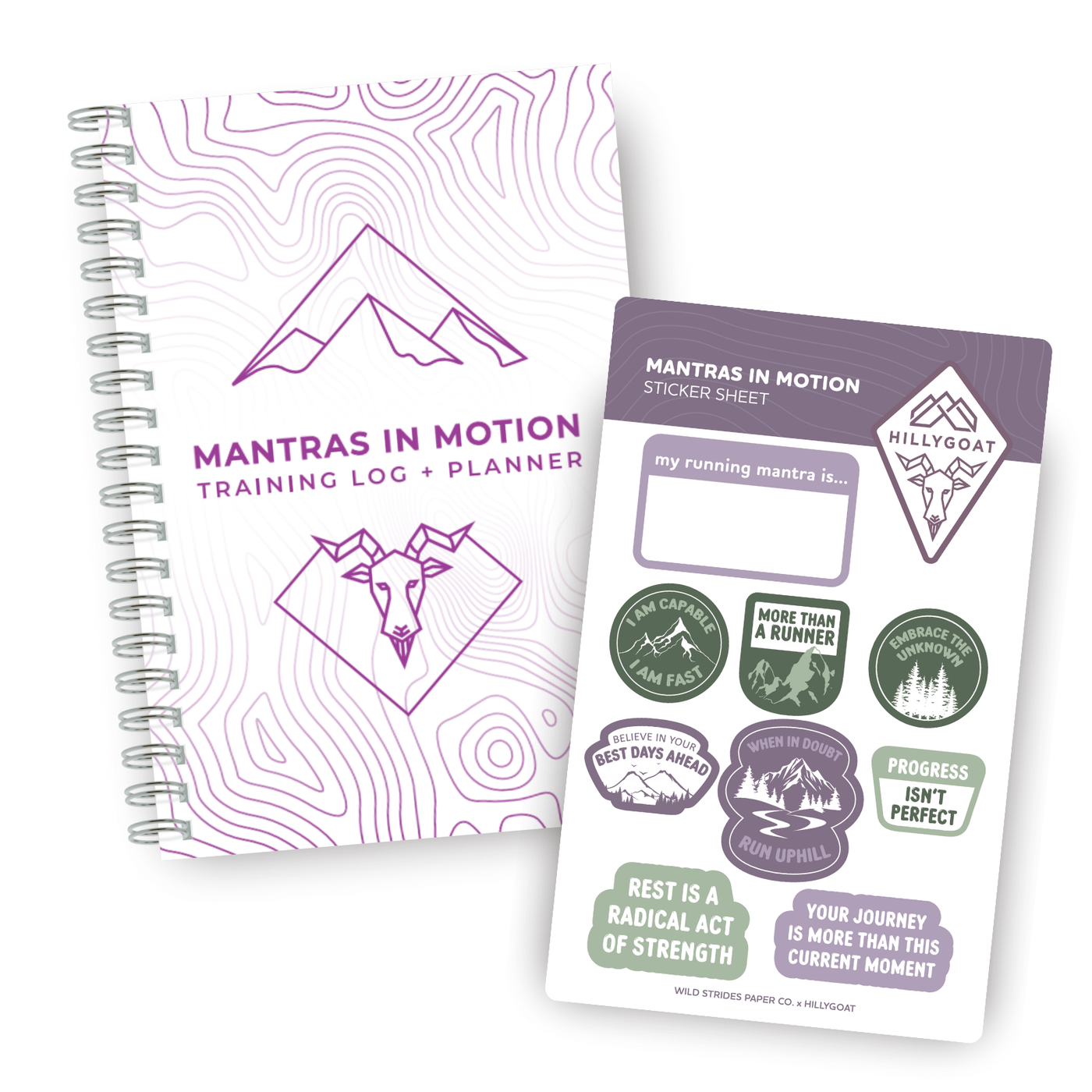 Mantras in Motion Bundle - Wild Strides Paper Co. x Hillygoat