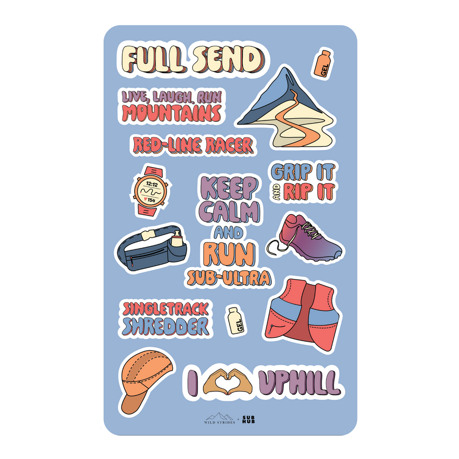 Sub-Ultra Sticker Sheet - Wild Strides Paper Co. x The Sub Hub Podcast