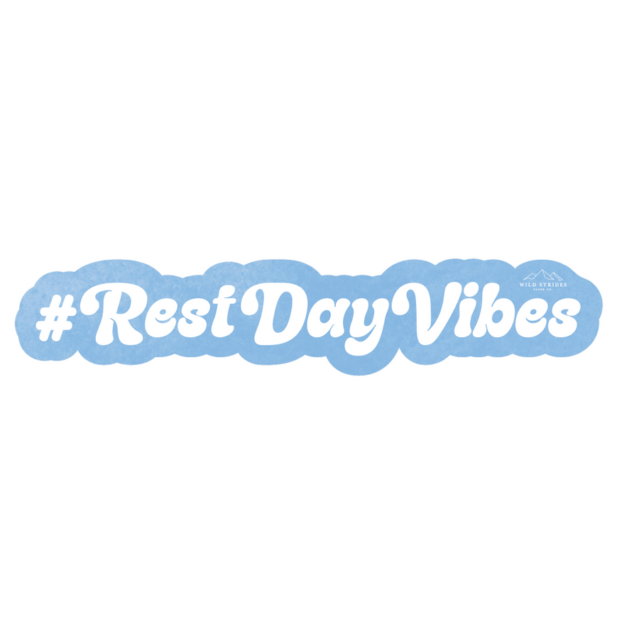 #RestDayVibes Sticker